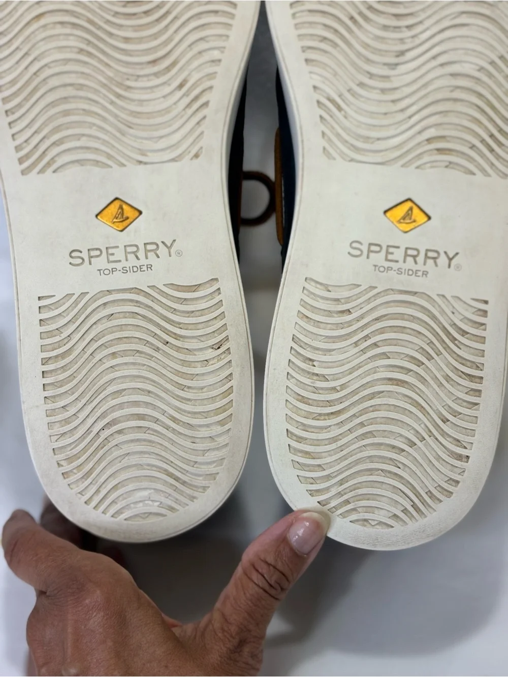 Sperry Top Sider Gold Cup Blue/Gray Suede Boat Shoes w/Brown Laces SZ 12 $200